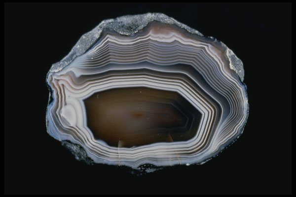 409037 Botswana Agate, Africa A4 Photo Print