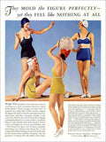 40s Swimwear Advert Vintage Retro Advert Poster A4 Photo Print