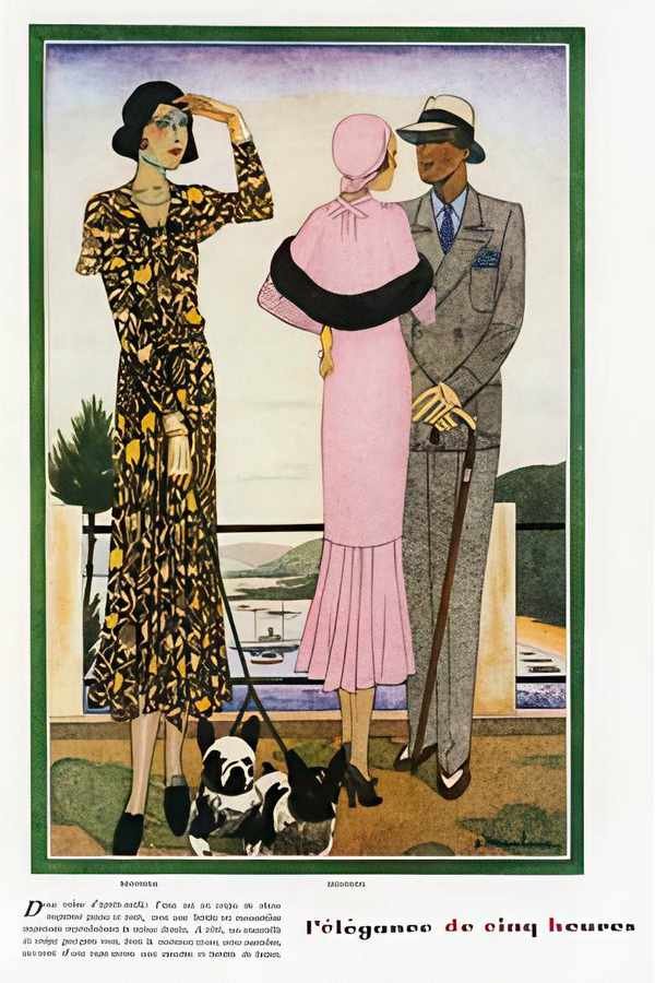 41 Elegance De Cinq Vintage Advert A4 Photo Print