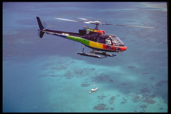 411012 Jayrow Helicopter Tours, Cairns, Queensland A4 Photo Print