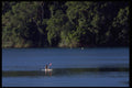 411018 Kayaking, Lake Eacham, Queensland A4 Photo Print