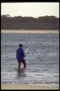 411035 Fishing, Noosa Head, Queensland A4 Photo Print
