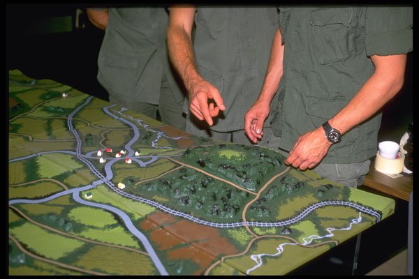 414017 Terrain Models Are Used To Study Tactical Situations A4 Photo Print