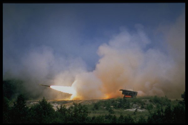 414022 Multiple Launch Rocket System A4 Photo Print