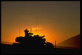 414041 M1 Abrams Main Battle Tank At Sunrise A4 Photo Print