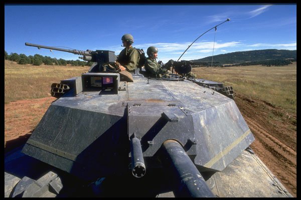 414047 Battle Tank At Ft. Carson A4 Photo Print