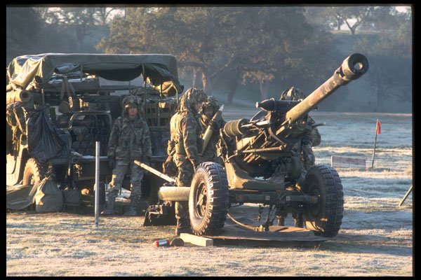 414049 Towed Howitzer With 105 Mm Howitzer A4 Photo Print