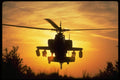 414053 AH 64 Apache Army Attack Helicopter A4 Photo Print