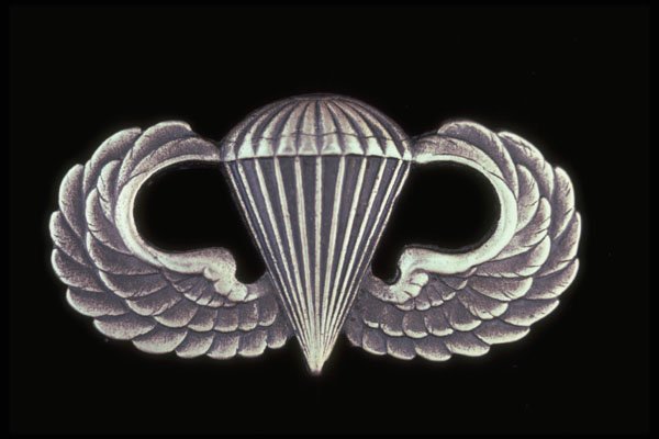 414066 Airborne Qualification Badge A4 Photo Print