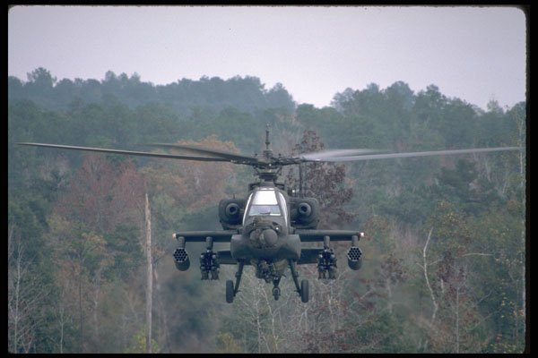 414067 AH 64 Apache Army Attack Helicopter A4 Photo Print