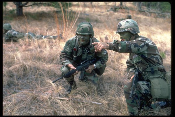 414073 82nd Airborne Division Squad Leader And Rifleman A4 Photo Print