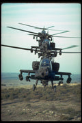 414081 AH 64 Apache Attack Helicopter A4 Photo Print