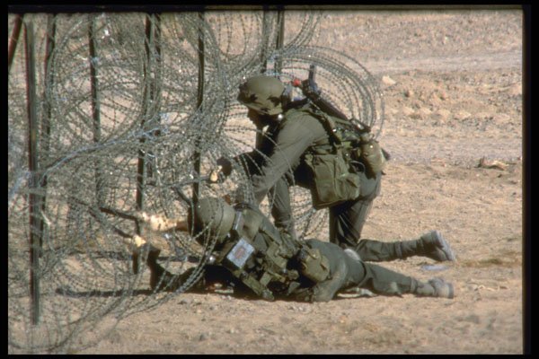 414090 Combat Engineer's Breach Wire Obstacle A4 Photo Print