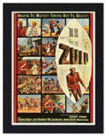 416K zulu movie poster 1956 2 Vintage Advert A4 Photo Print