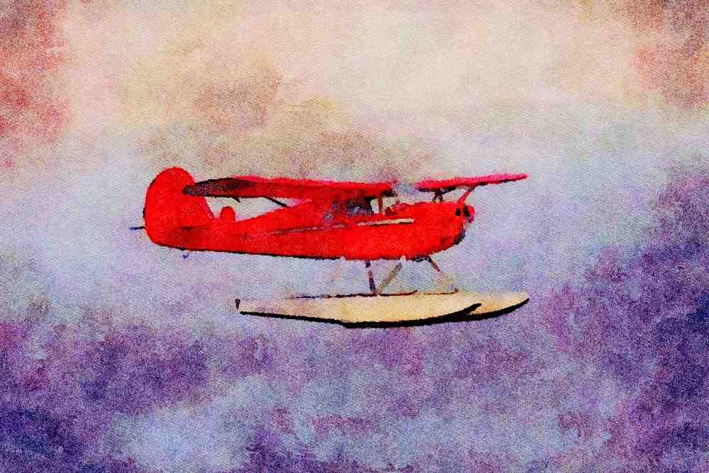 417000 Aeronoca Chief, 1941, Oshkosh, WI A4 Limited Edition Watercolour Print