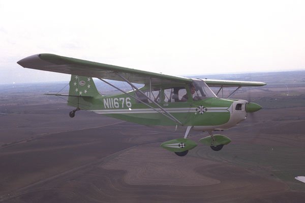 417002 Bellanca Citabria, 1972, Fairfax, MI A4 Photo Print