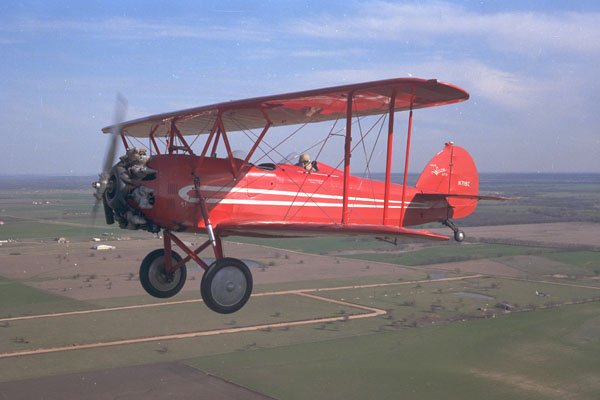 417004 Waco Taperwing, 1928, Justin, TX A4 Photo Print