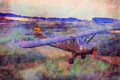417008 Taylorcraft L 2, 1943, Oshkosh, WI A4 Limited Edition Watercolour Print