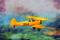 417012 Stearman N2S 5, 1942, Middletown, OH A4 Limited Edition Watercolour Print