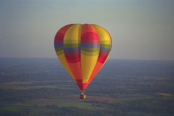 417013 Hot Air Balloon, 1986, Warrensburg, MO A4 Photo Print