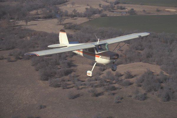 417019 Cessna 140, 1947, Justin, TX A4 Photo Print