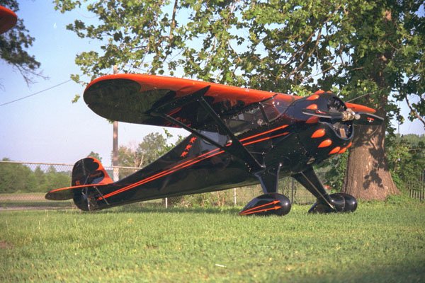 417022 Monocoupe Clipwing, 1948, Creve Coure, MO A4 Photo Print