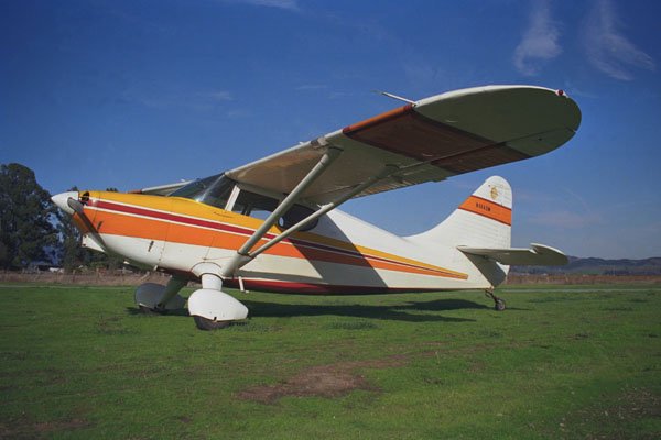 417029 Stinson 108, 1948, Schellville, CA A4 Photo Print