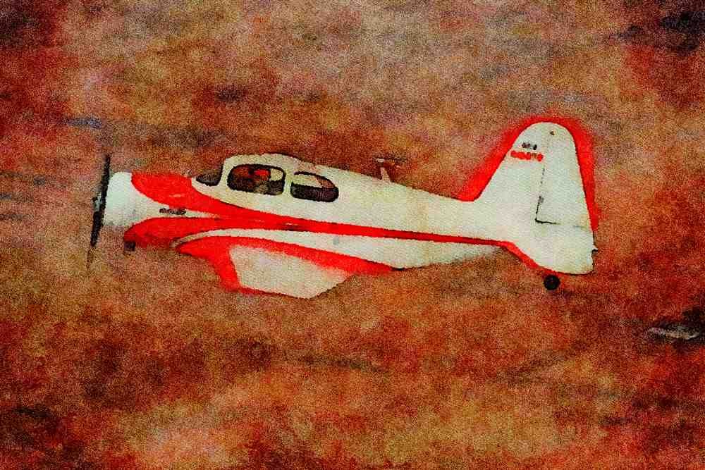 417033 Harlow PJC 2, 1938, Casa Grande, Arizona A4 Limited Edition Watercolour Print