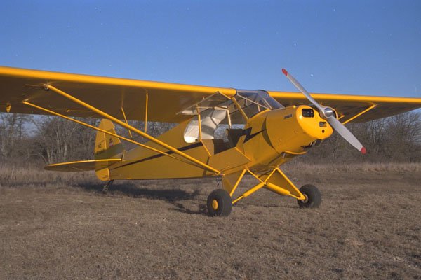 417040 Piper Super Cub, 1952, Weatherford, TX A4 Photo Print