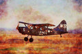 417042 Stinson L 5, 1945, Justin, TX A4 Limited Edition Watercolour Print