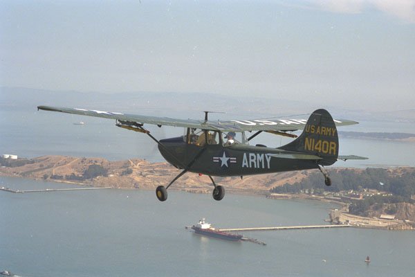417050 Cessna L 19 Bird Dog, 1951, Richmond, CA A4 Photo Print