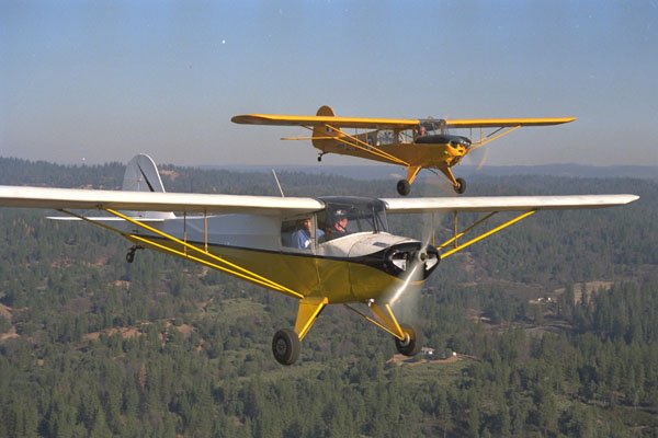 417055 Taylorcraft BC 12D, 1945, Georgetown, CA A4 Photo Print