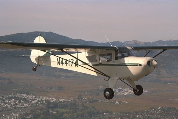 417059 Taylorcraft F 21, 1984, Sonoma, CA A4 Photo Print
