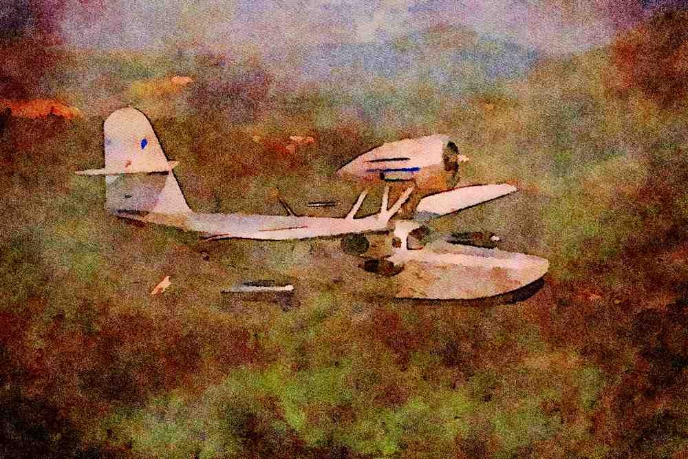 417071 Fleetwings Seabird, 1938, Sonoma, CA A4 Limited Edition Watercolour Print