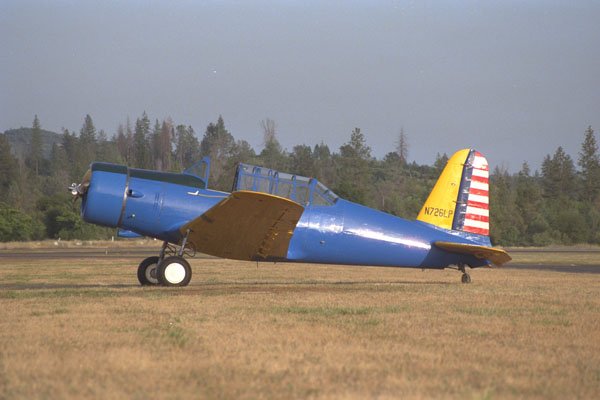 417073 Vultee BT 13, WWII, Columbia, CA A4 Photo Print
