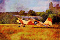 417074 Aeronca Defender, 1941, Columbia, CA A4 Limited Edition Watercolour Print