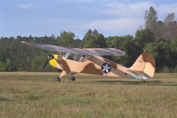 417074 Aeronca Defender, 1941, Columbia, CA A4 Photo Print