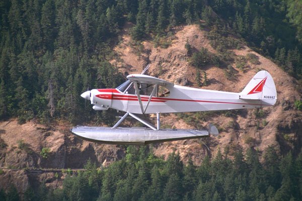 417093 Piper PA 18 Supercub, 1960, Hood River, OR A4 Photo Print