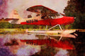 417095 Piper PA 11 Cub Special, 1947, Oshkosh, WI A4 Limited Edition Watercolour Print