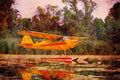 417097 Aeronca Chief, 1939, Oshkosh, WI A4 Limited Edition Watercolour Print