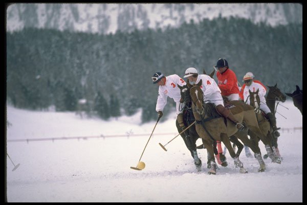 418042 Winter Polo A4 Photo Print