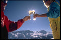 418049 Toasting The Sun A4 Photo Print