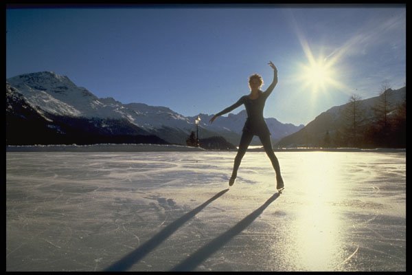 418053 Sihouette Skater A4 Photo Print