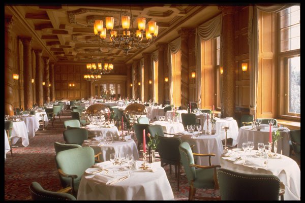 418055 Dining Room, Suvretta House A4 Photo Print