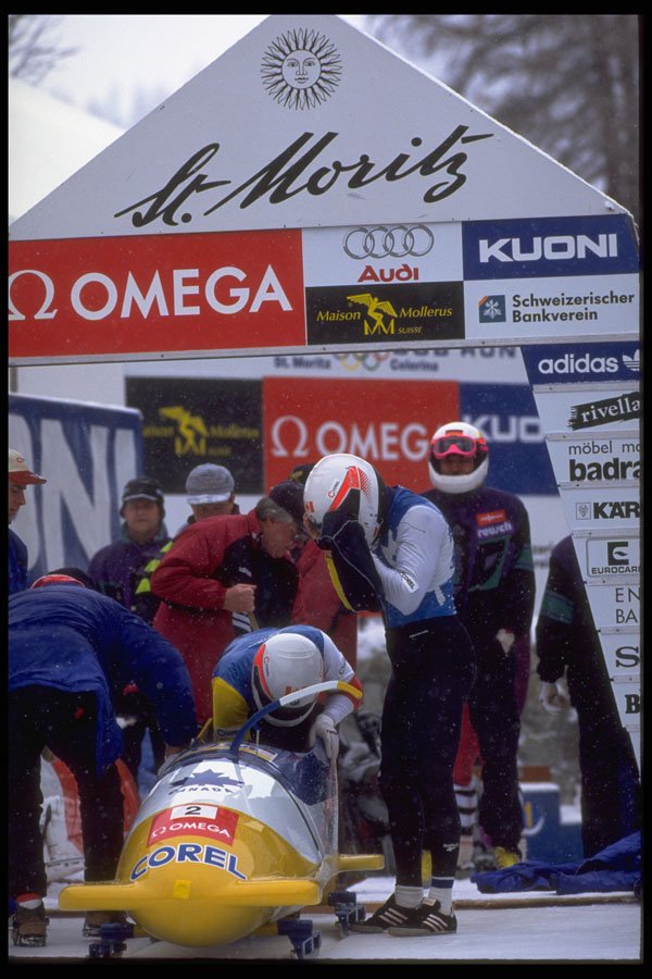 418060 Bobsled Start, Canada A4 Photo Print