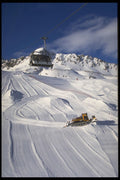 418066 Ski Grooming A4 Photo Print