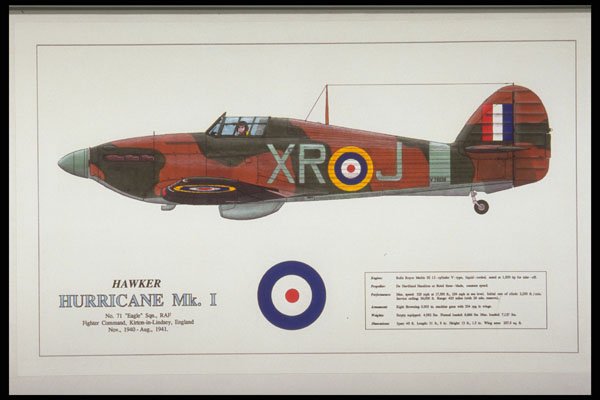 419012 Hawker Hurricane Mk. I A4 Photo Print