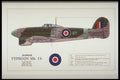 419014 Hawker Typhoon Mk. I B A4 Photo Print
