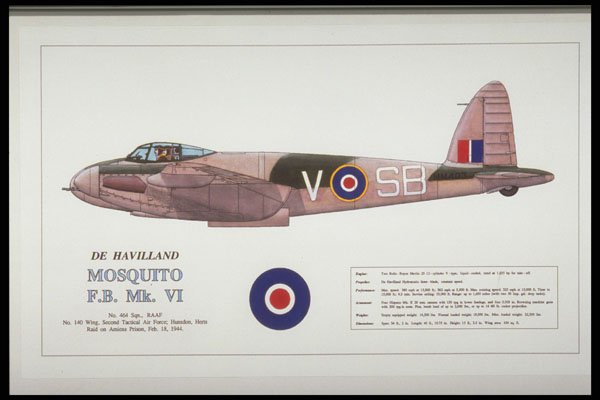 419015 De Havilland Mosquito F.B. Mk. VI A4 Photo Print