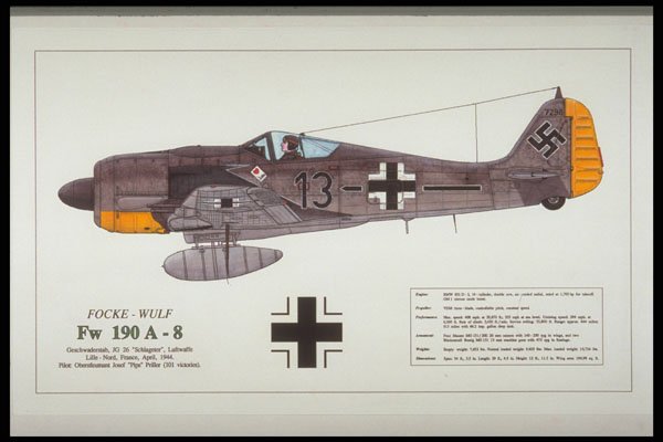 419019 Focke Wulf Fw 190 A 8 A4 Photo Print